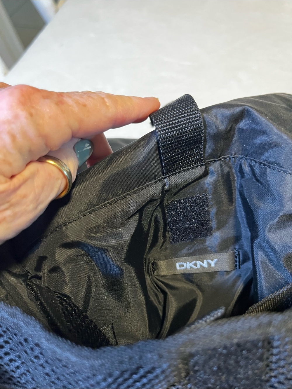 DKNY Red and Black Crossbody Messenger Bag - Picture 6 of 10
